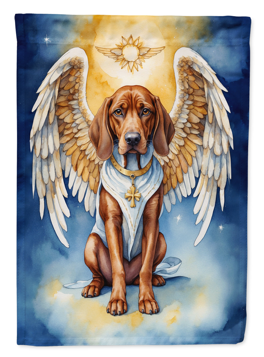 Buy this Redbone Coonhound My Angel Garden Flag