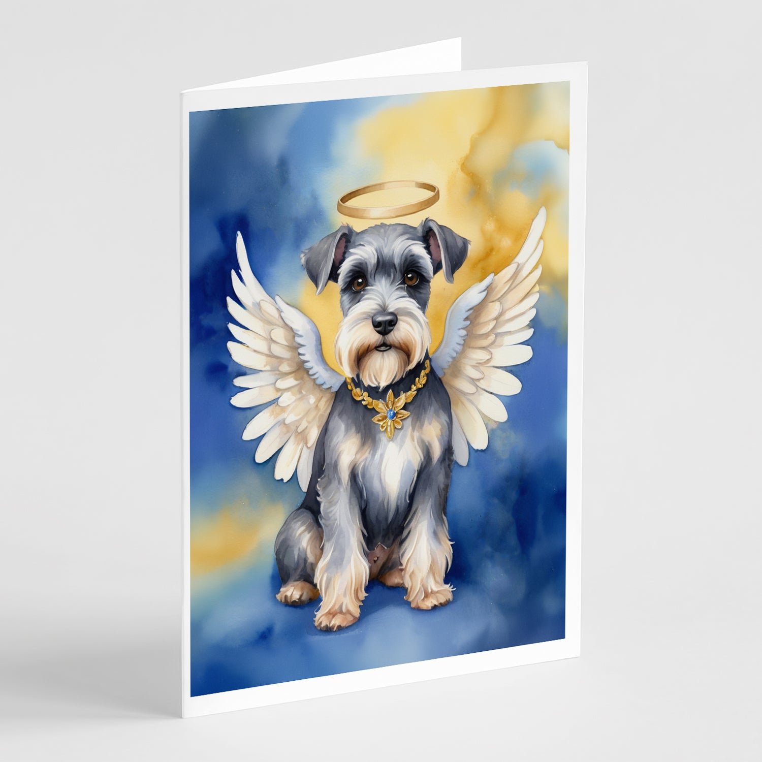 Buy this Schnauzer My Angel Greeting Cards Pack of 8
