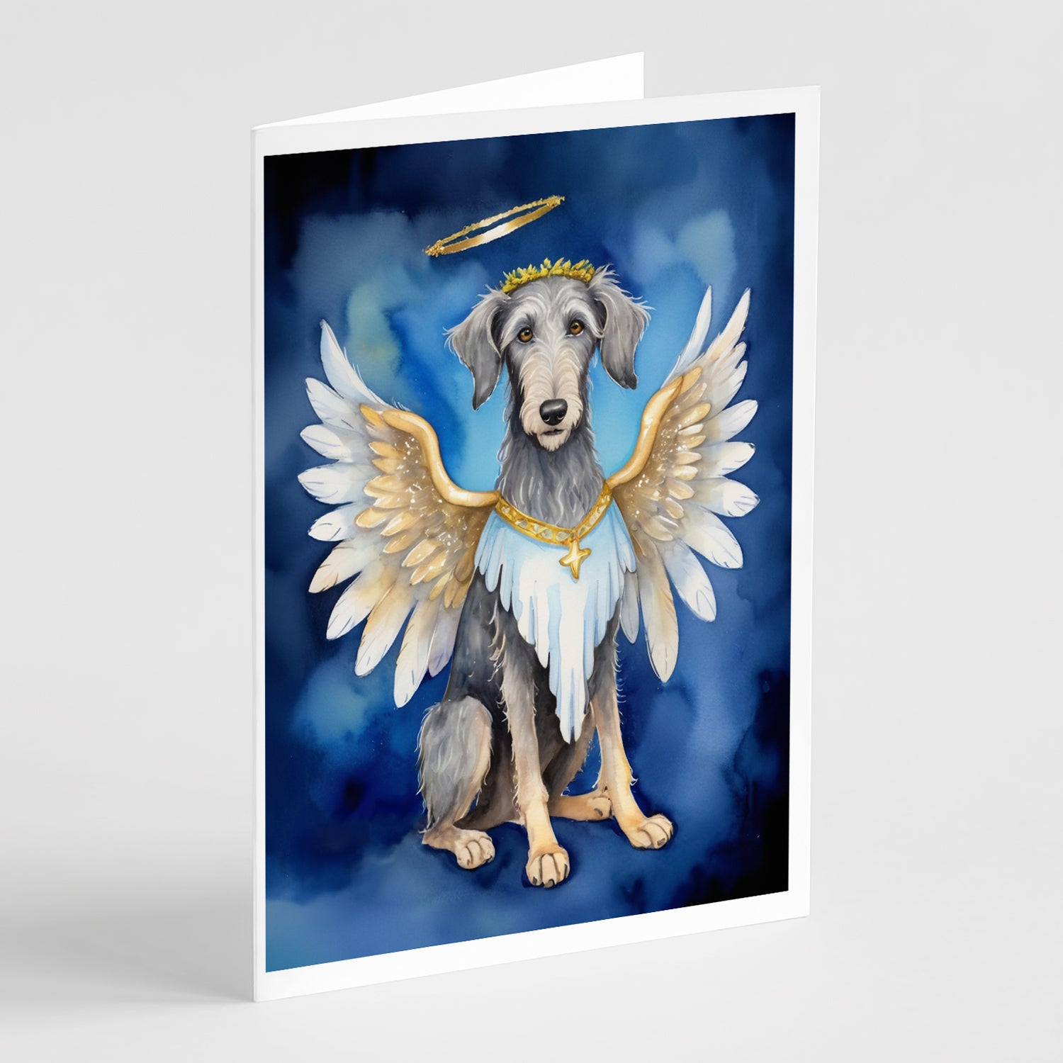 Buy this Scottish Deerhound My Angel Greeting Cards Pack of 8