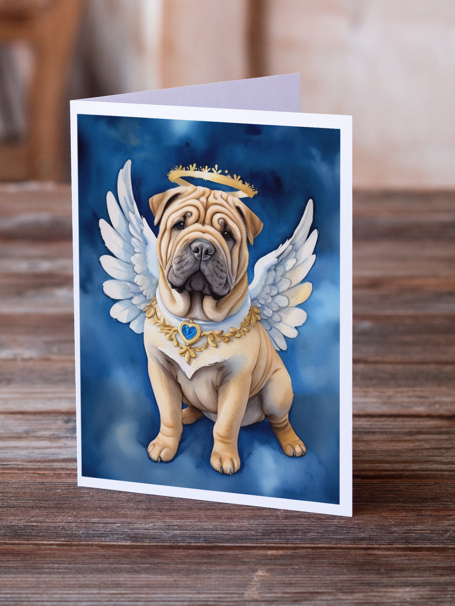 Buy this Shar Pei My Angel Greeting Cards Pack of 8