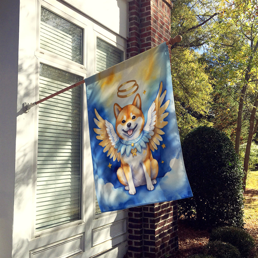 Shiba Inu My Angel House Flag