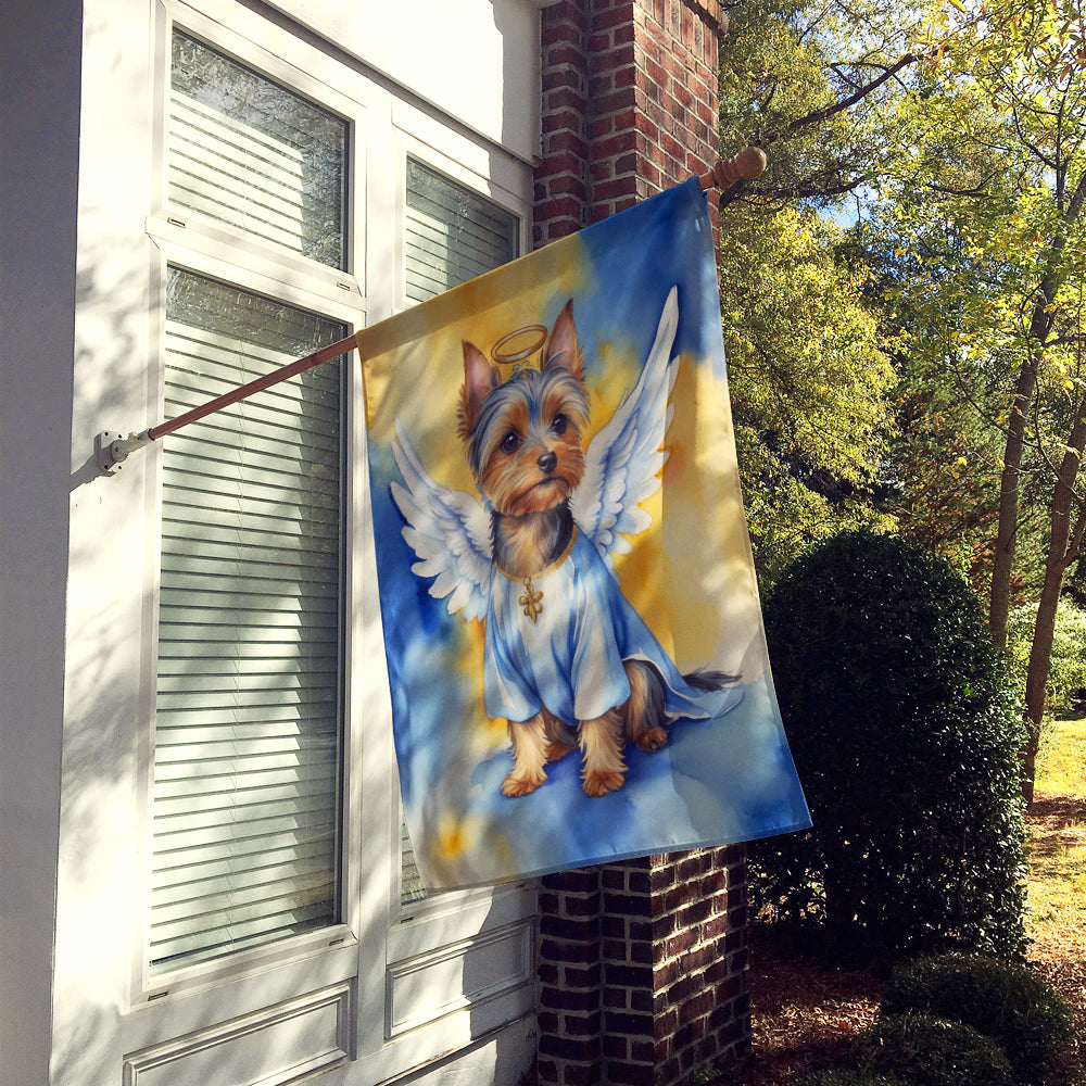 Silky Terrier My Angel House Flag