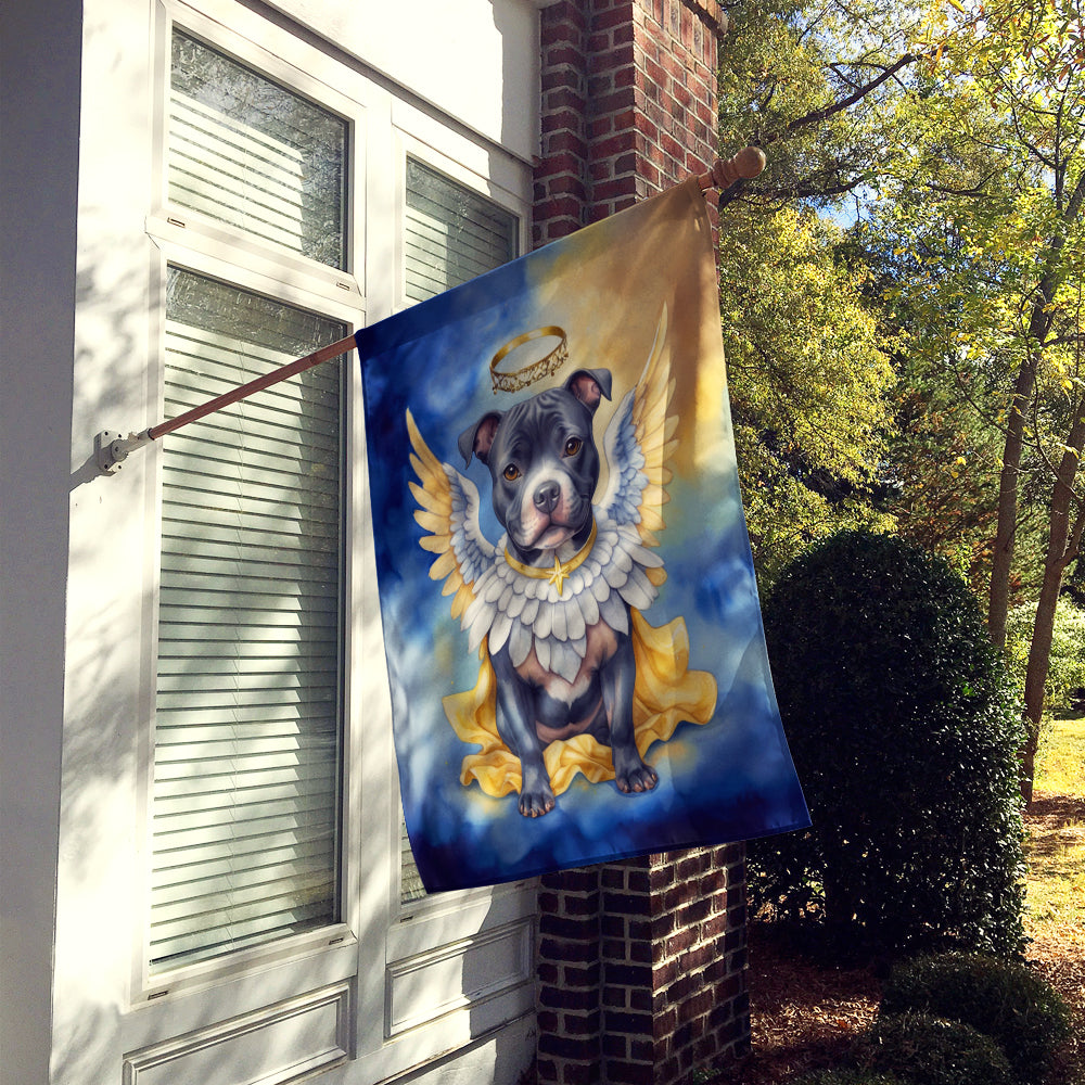 Staffordshire Bull Terrier My Angel House Flag