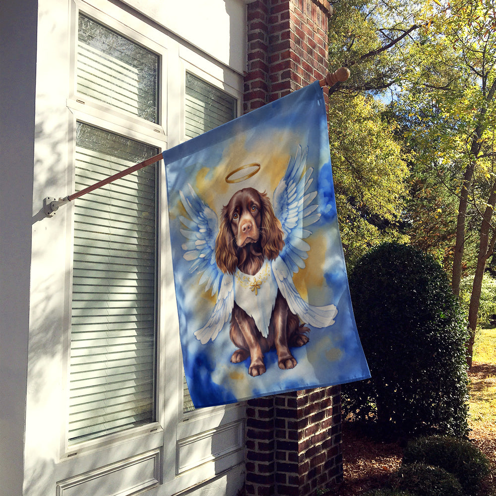 Sussex Spaniel My Angel House Flag