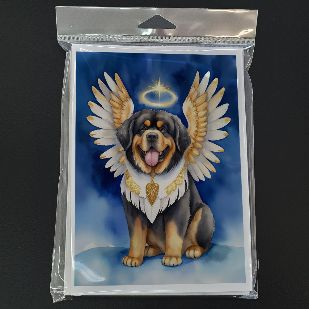 Tibetan Mastiff My Angel Greeting Cards Pack of 8