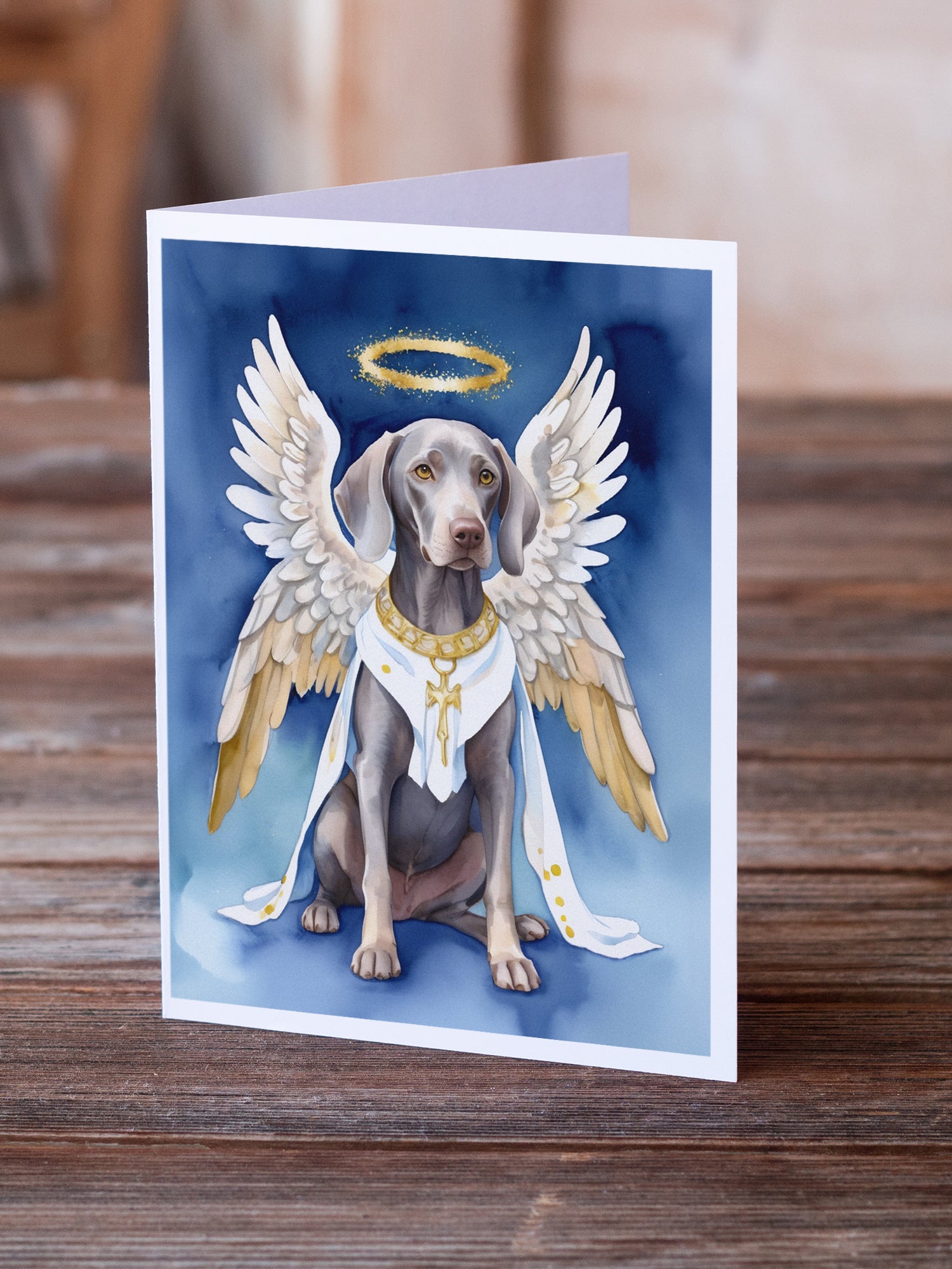 Buy this Weimaraner My Angel Greeting Cards Pack of 8