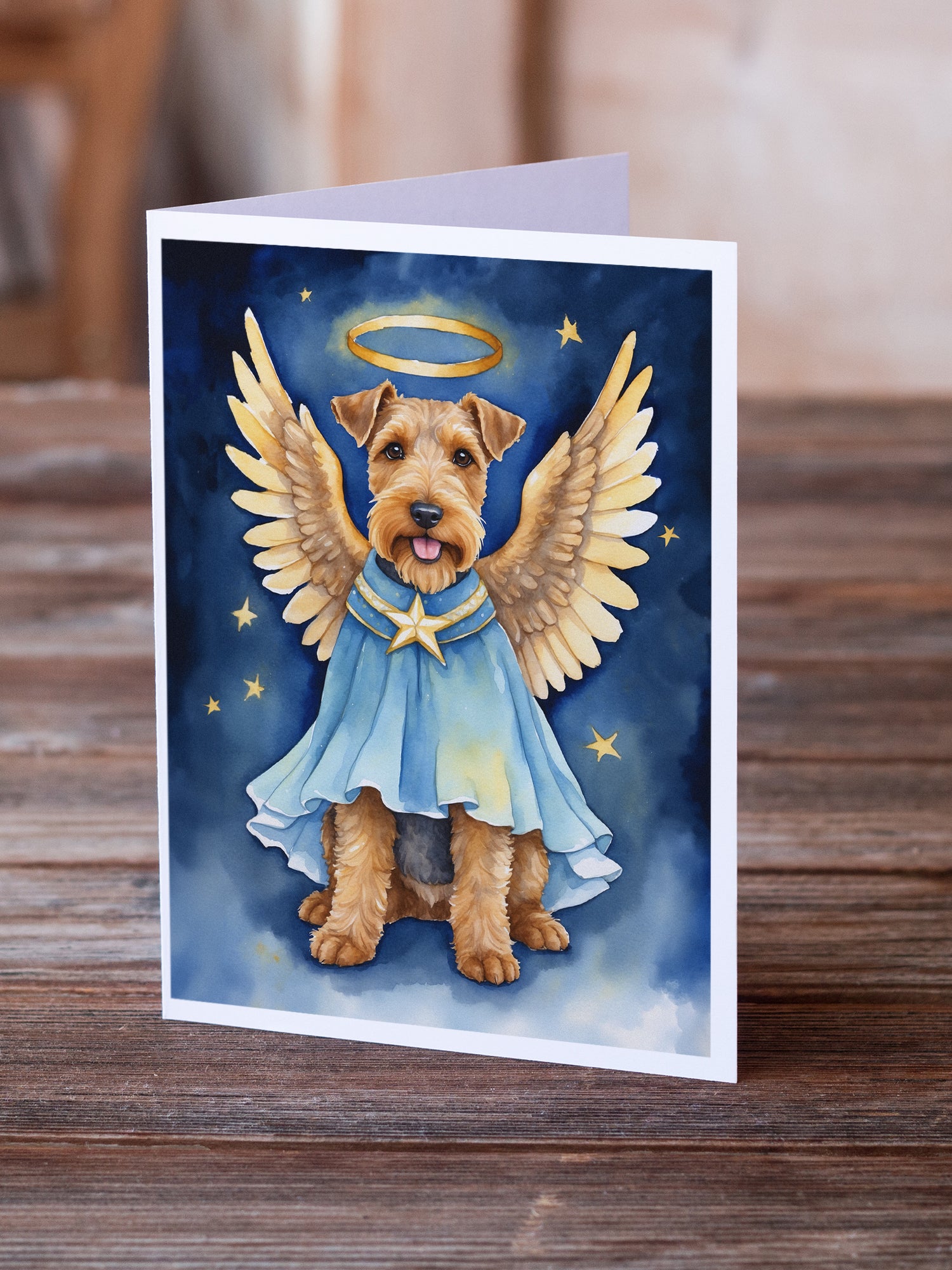 Welsh Terrier My Angel Greeting Cards Pack of 8
