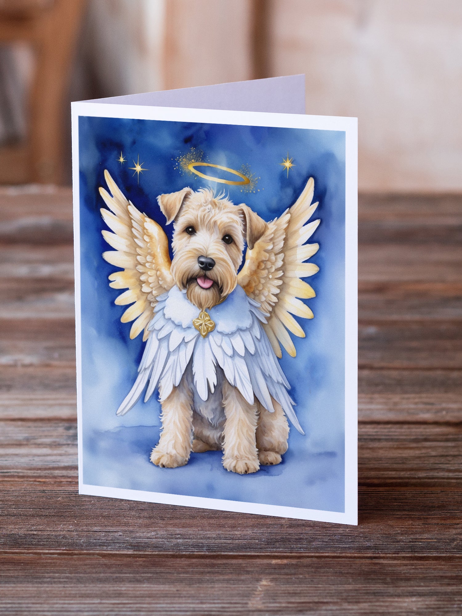Wheaten Terrier My Angel Greeting Cards Pack of 8