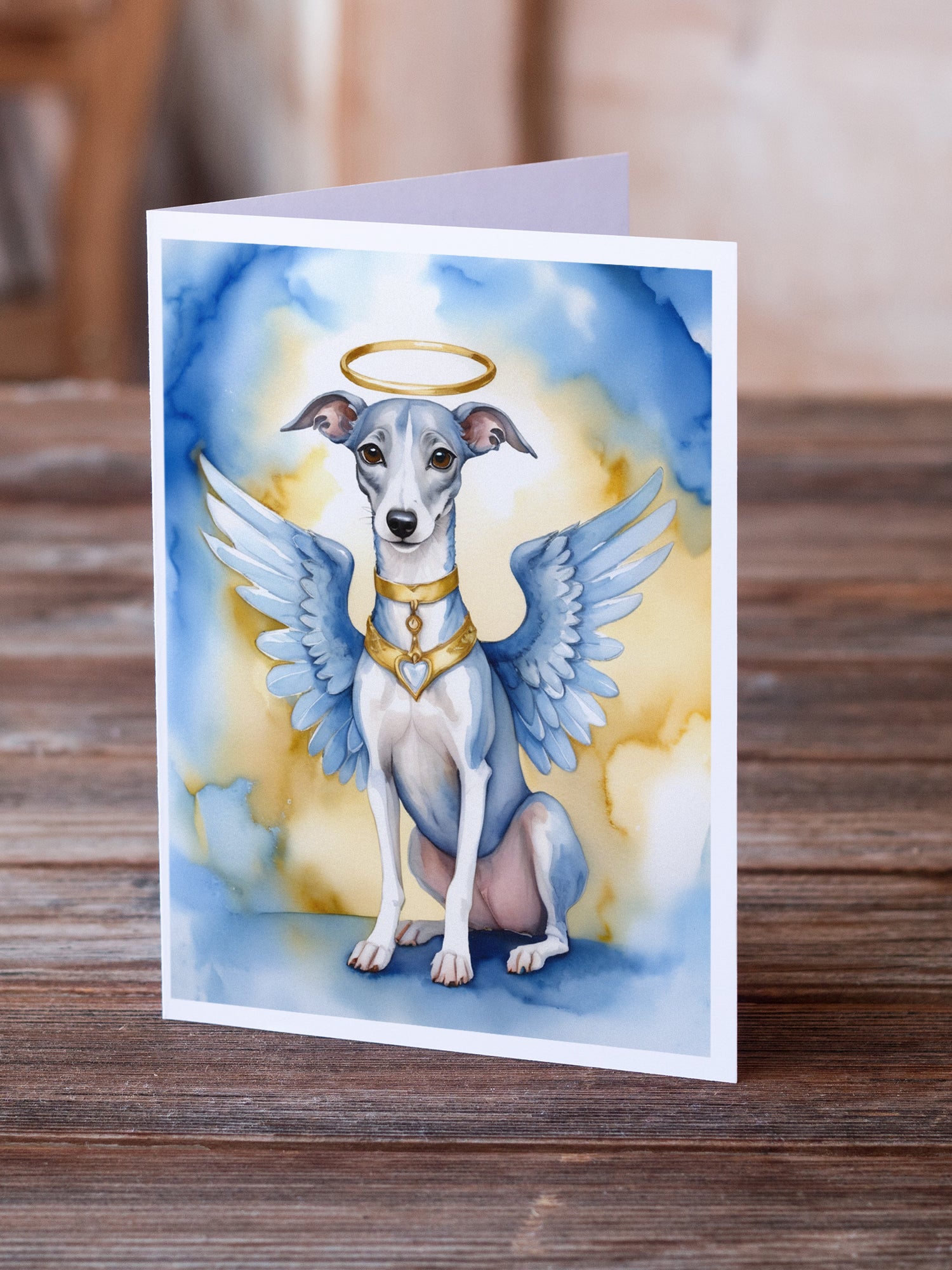 Buy this Whippet My Angel Greeting Cards Pack of 8