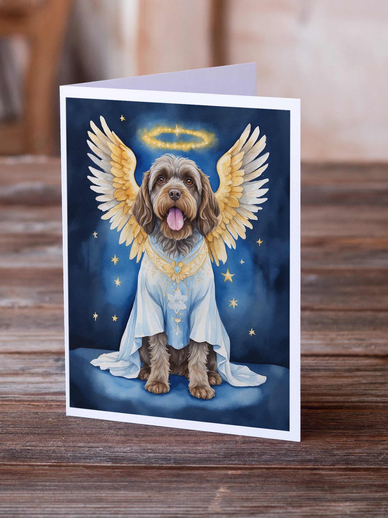 Buy this Wirehaired Pointing Griffon My Angel Greeting Cards Pack of 8