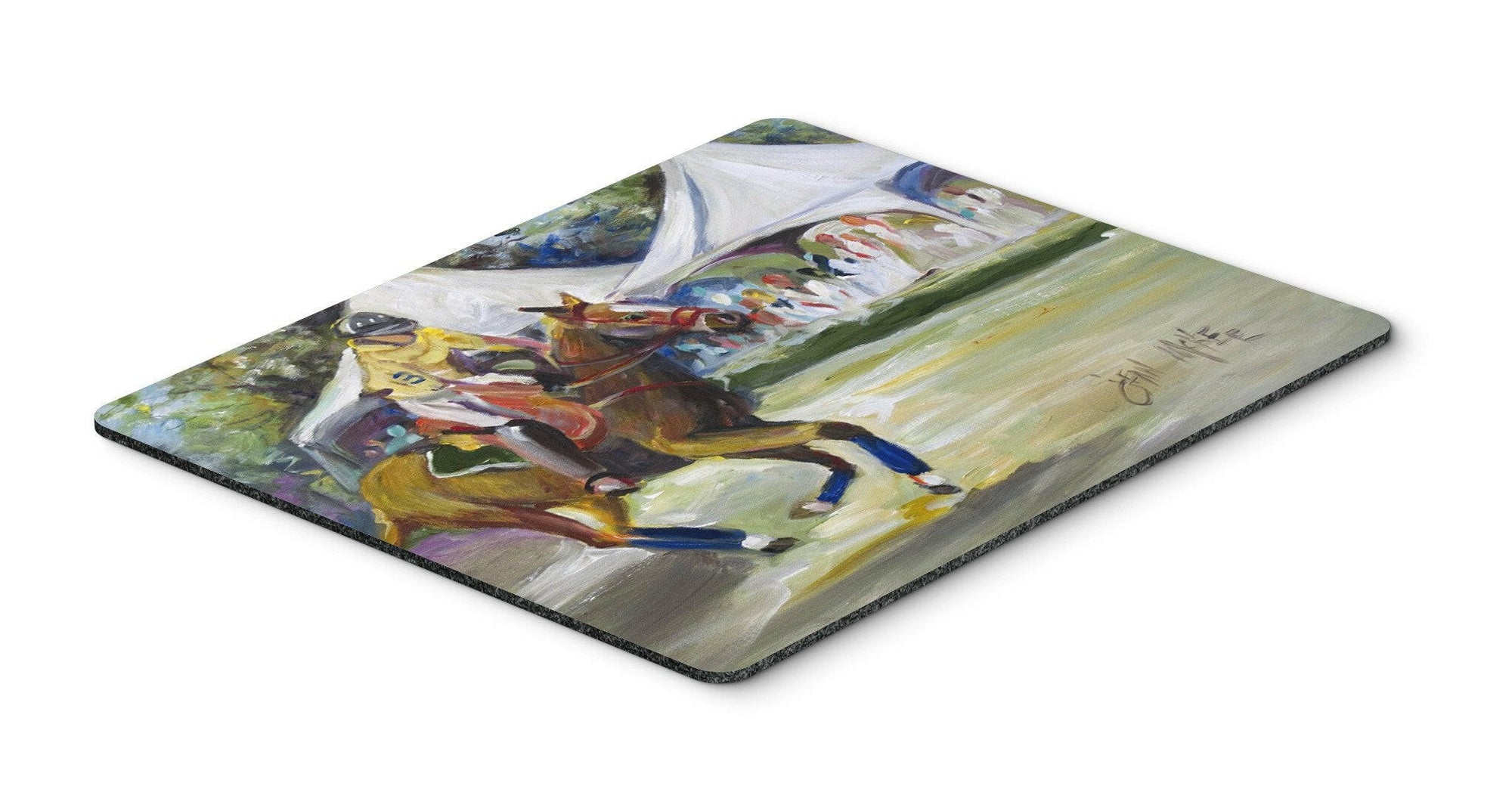 Polo at the Point Mouse Pad, Hot Pad or Trivet JMK1008MP by Caroline's Treasures