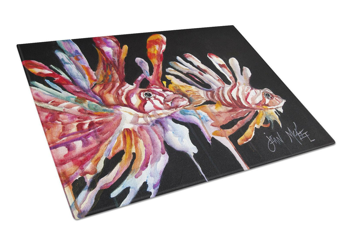 Lionfish Glass Cutting Board Large JMK1114LCB by Caroline&#39;s Treasures