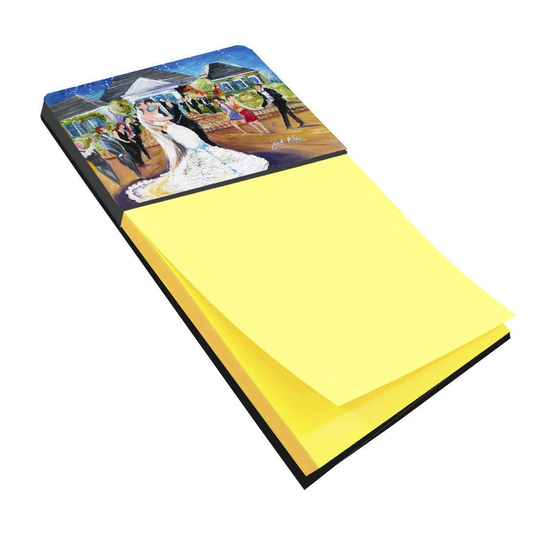 Our Wedding Day Sticky Note Holder JMK1127SN by Caroline's Treasures