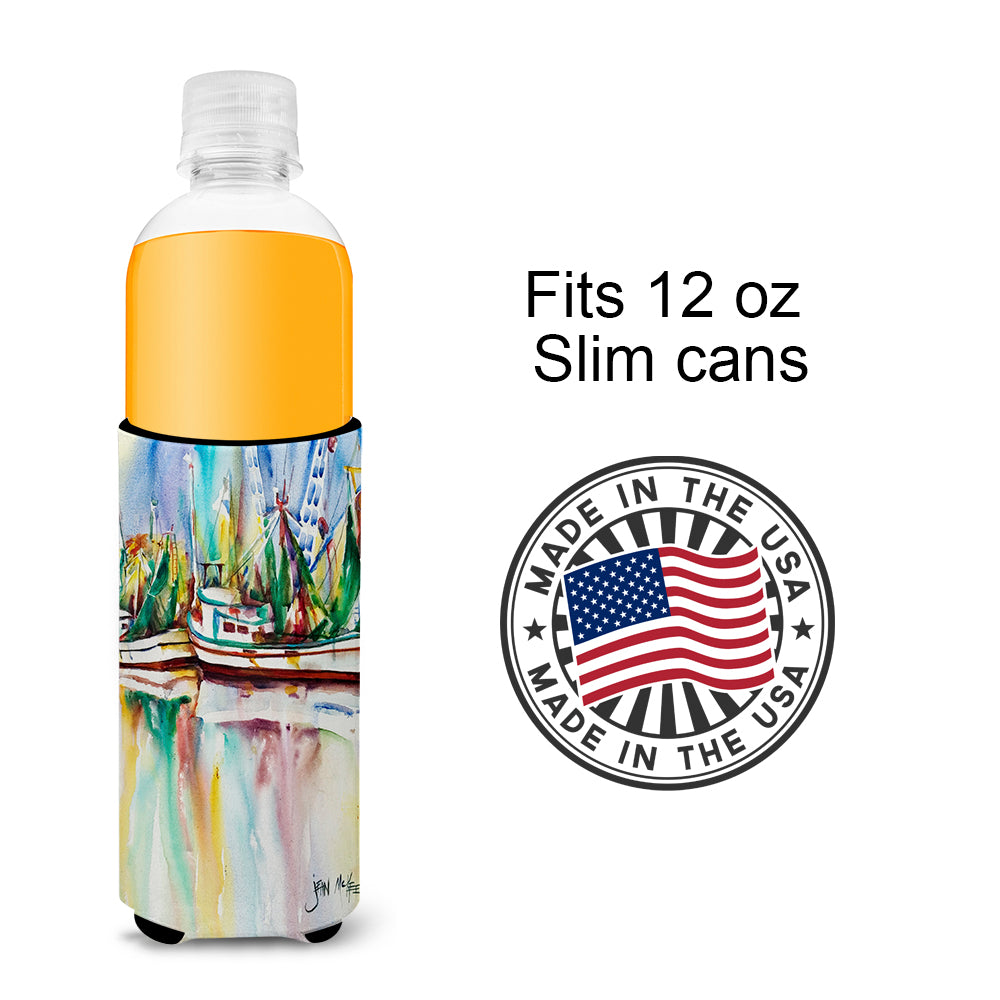 Ocean Springs Shrimp Boats Ultra Beverage Insulators for slim cans JMK1156MUK.