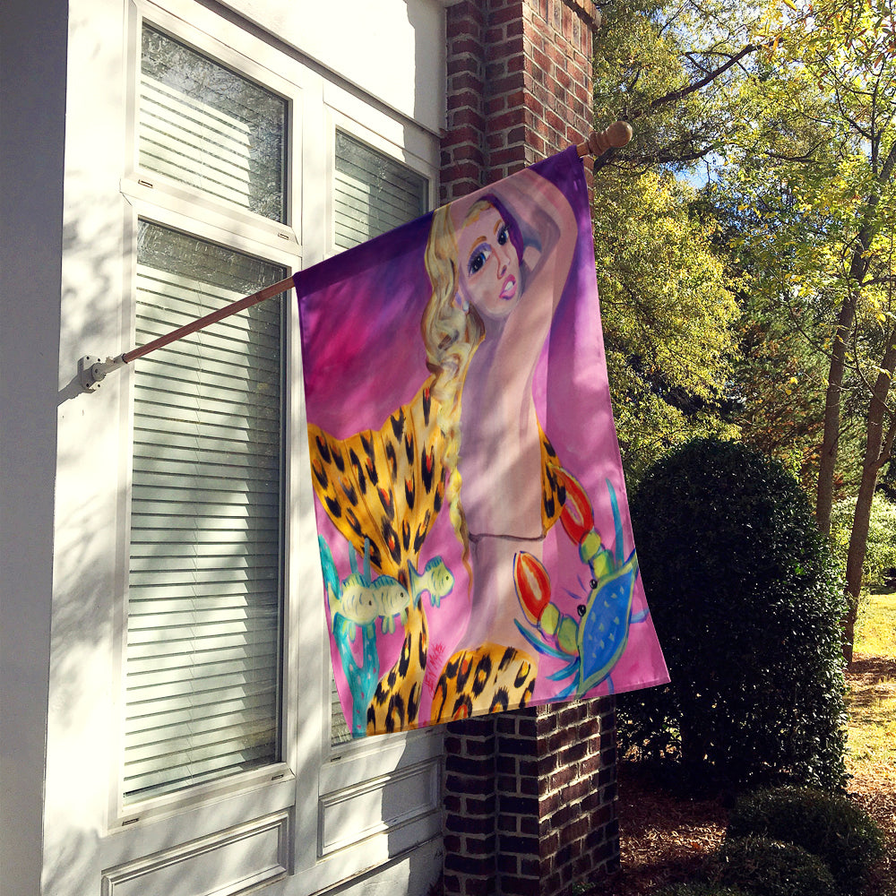 Pink Mermaid Flag Canvas House Size JMK1182CHF