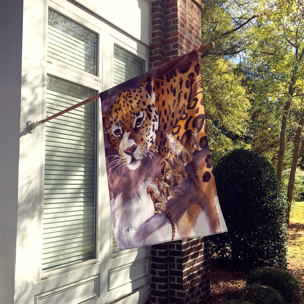 Cheetah Flag Canvas House Size JMK1193CHF