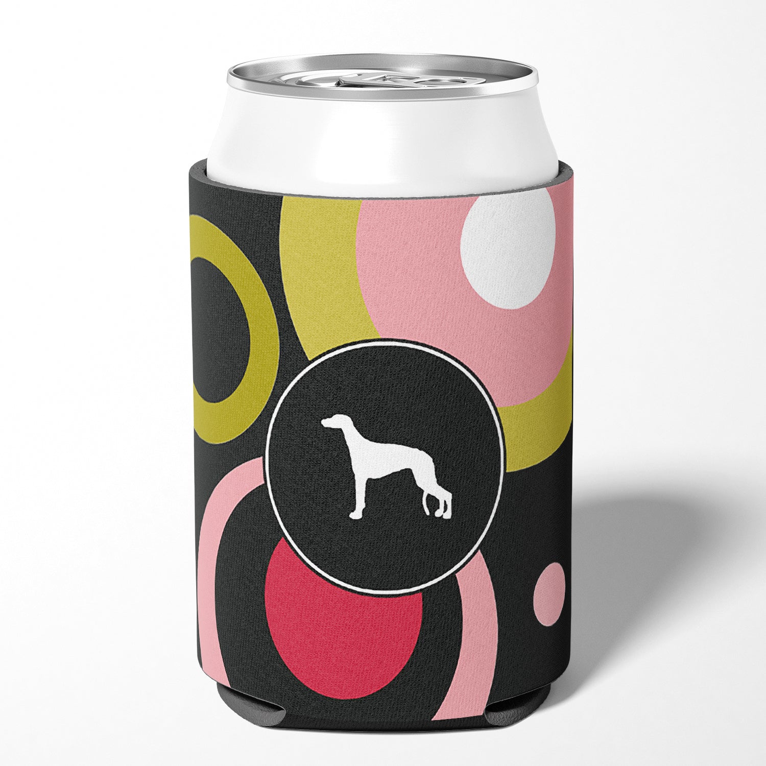 Greyhound Can or Bottle Beverage Insulator Hugger.