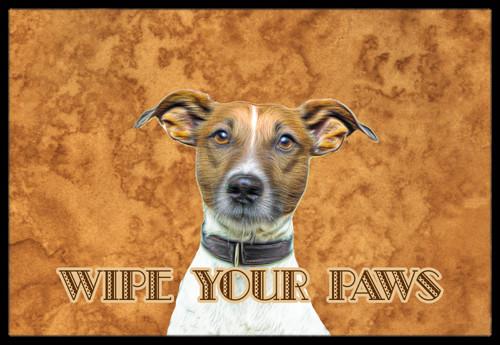 Jack Russell Terrier Wipe your Paws Indoor or Outdoor Mat 24x36 KJ1218JMAT by Caroline's Treasures