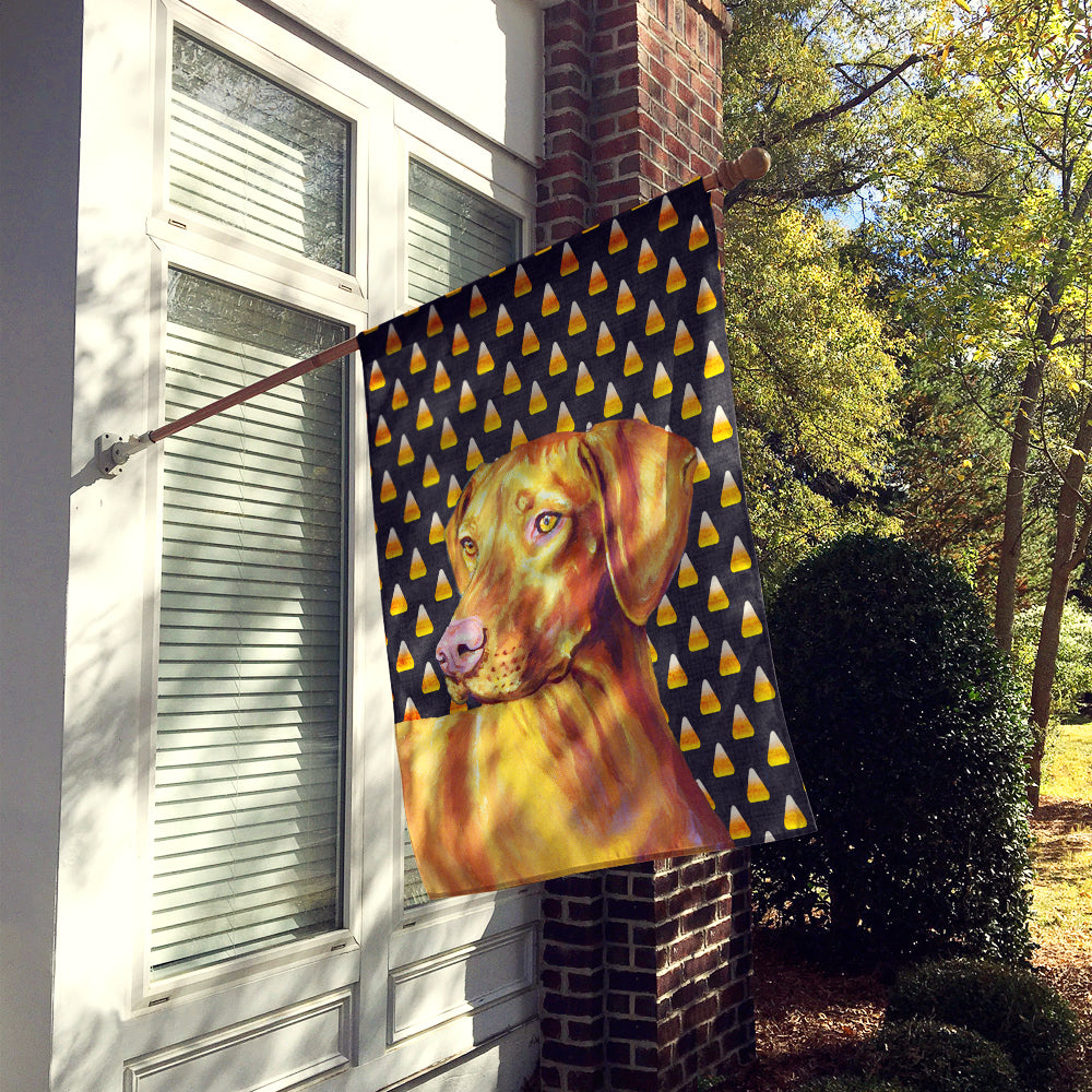 Vizsla Candy Corn Halloween Portrait Flag Canvas House Size