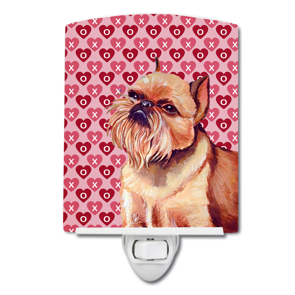 Brussels Griffon Hearts Love and Valentine's Day Portrait Ceramic Night Light LH9134CNL - the-store.com