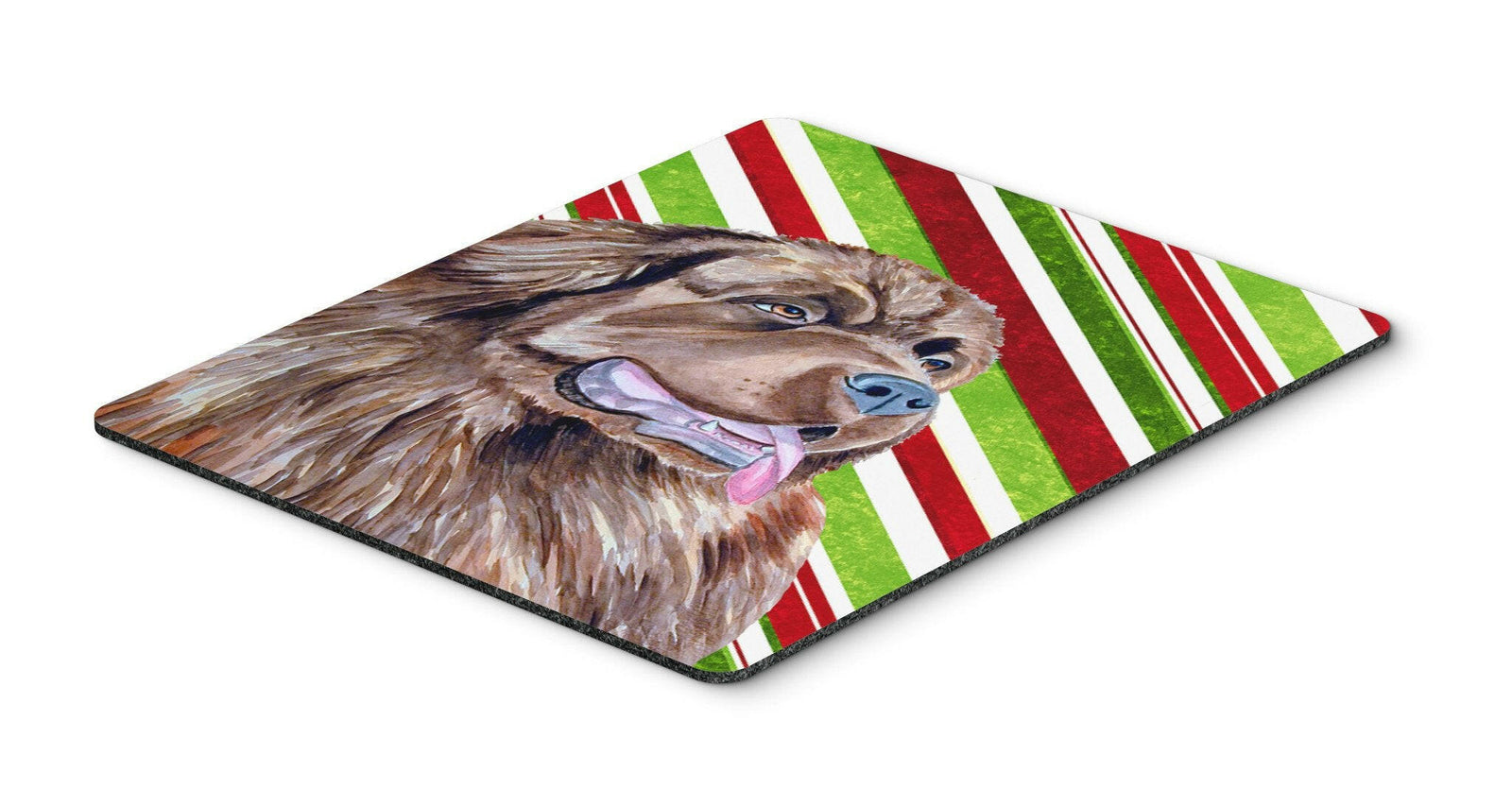 Newfoundland Candy Cane Holiday Christmas Mouse Pad, Hot Pad or Trivet by Caroline's Treasures