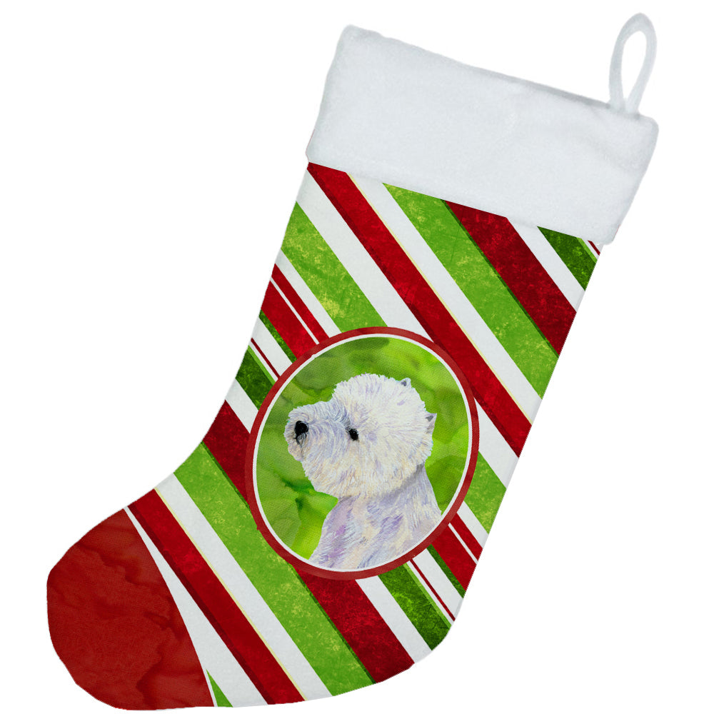Westie Candy Cane Holiday Christmas Christmas Stocking LH9225