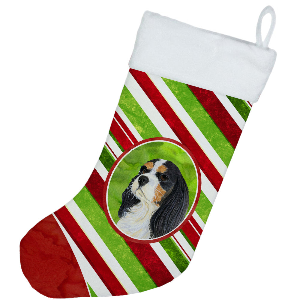 Cavalier Spaniel Candy Cane Holiday Christmas Christmas Stocking LH9234