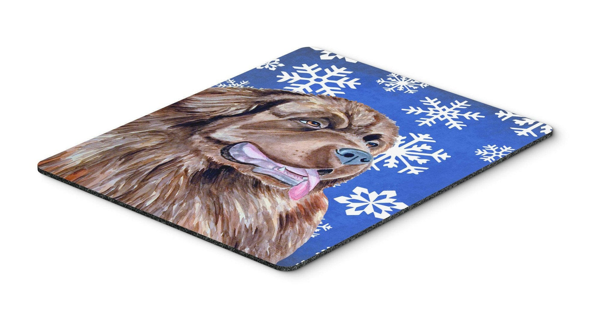 Newfoundland Winter Snowflakes Holiday Mouse Pad, Hot Pad or Trivet by Caroline's Treasures