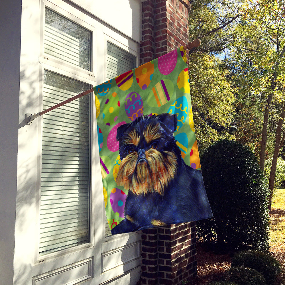 Brussels Griffon Easter Eggtravaganza Flag Canvas House Size