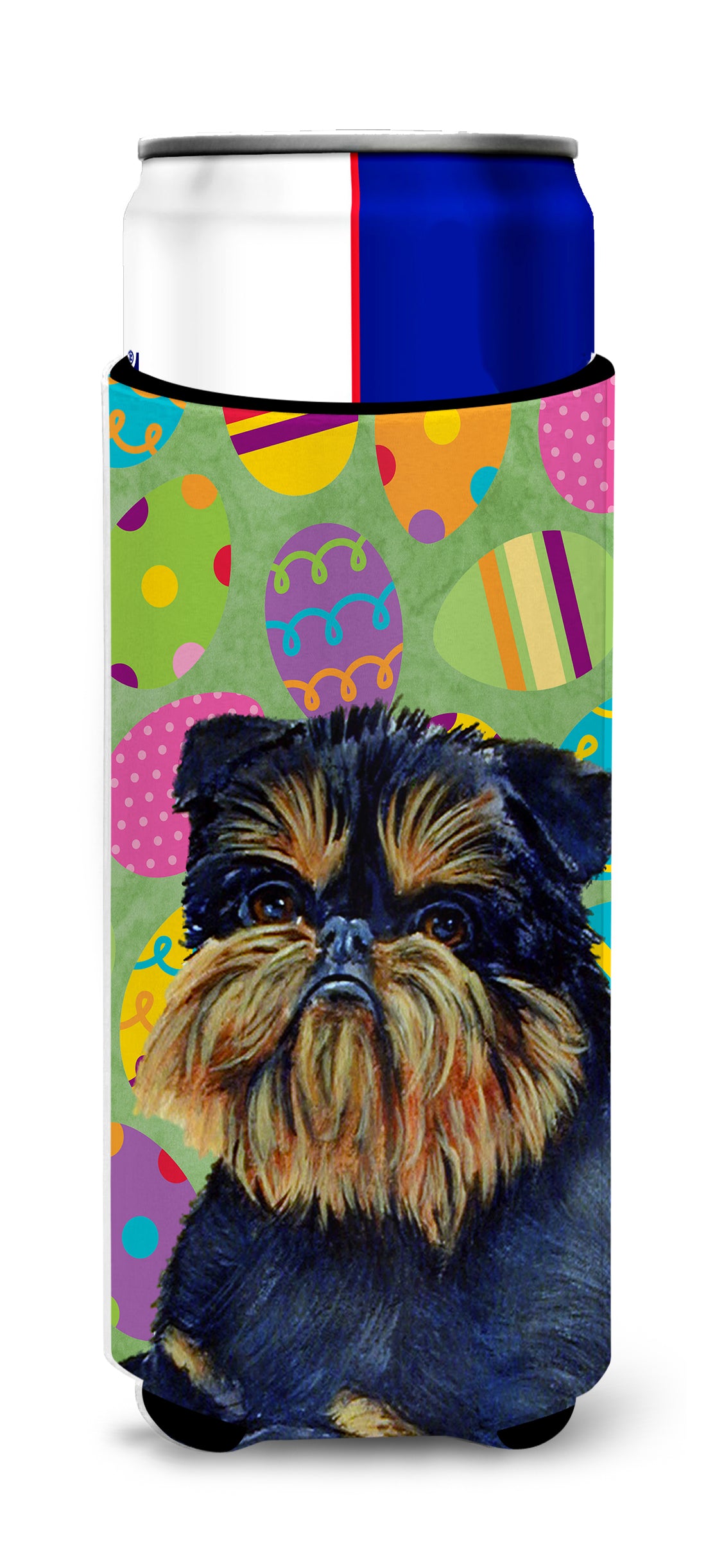 Brussels Griffon Easter Eggtravaganza Ultra Beverage Insulators for slim cans LH9433MUK