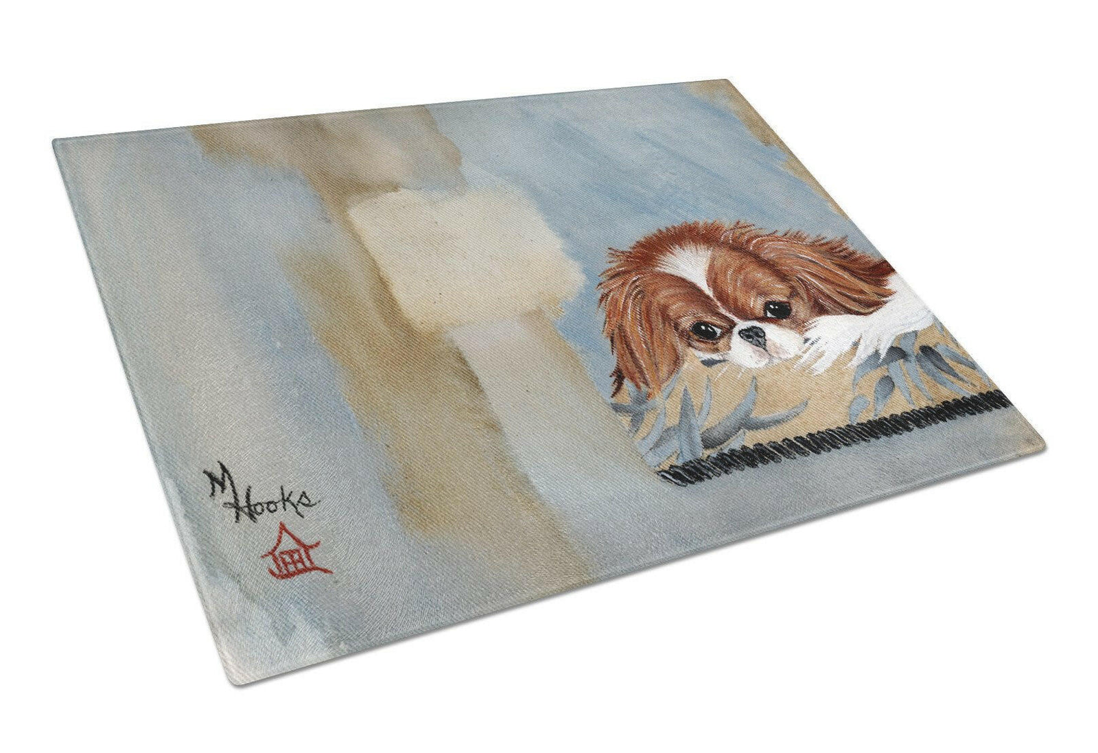 Japanese Chin Resting Glass Cutting Board Large MH1010LCB by Caroline's Treasures