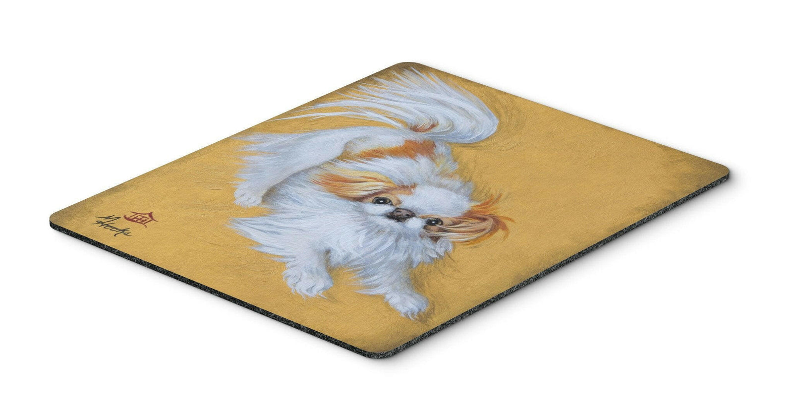 Japanese Chin Red White Play Mouse Pad, Hot Pad or Trivet MH1033MP by Caroline's Treasures