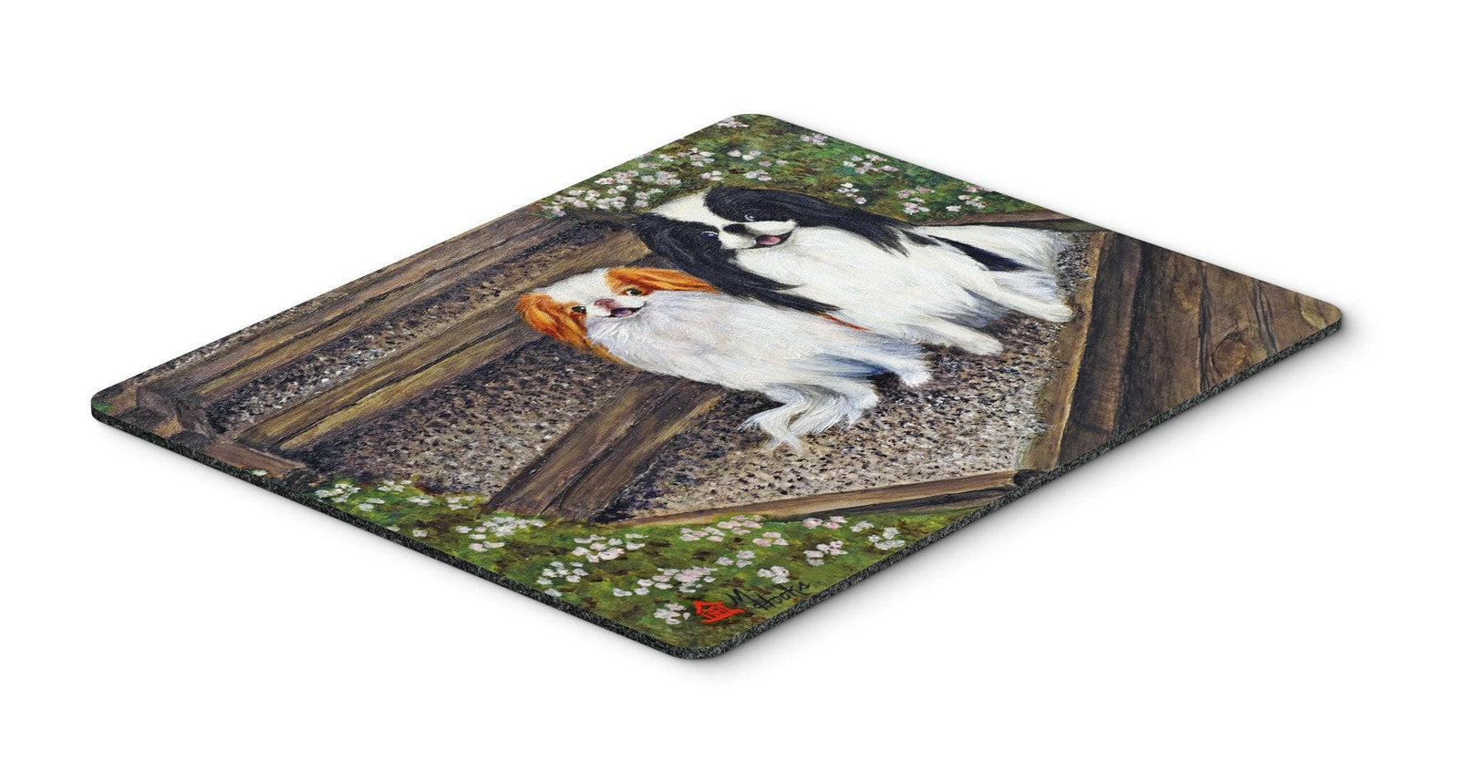 Japanese Chin Daddy's Girls Mouse Pad, Hot Pad or Trivet MH1047MP by Caroline's Treasures