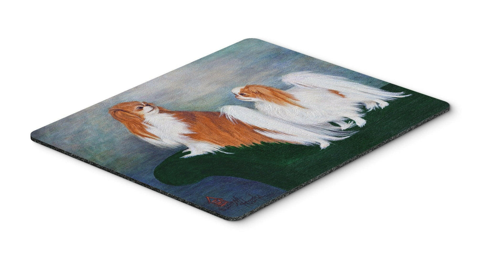 Japanese Chin Standing on my tail Mouse Pad, Hot Pad or Trivet MH1059MP by Caroline's Treasures
