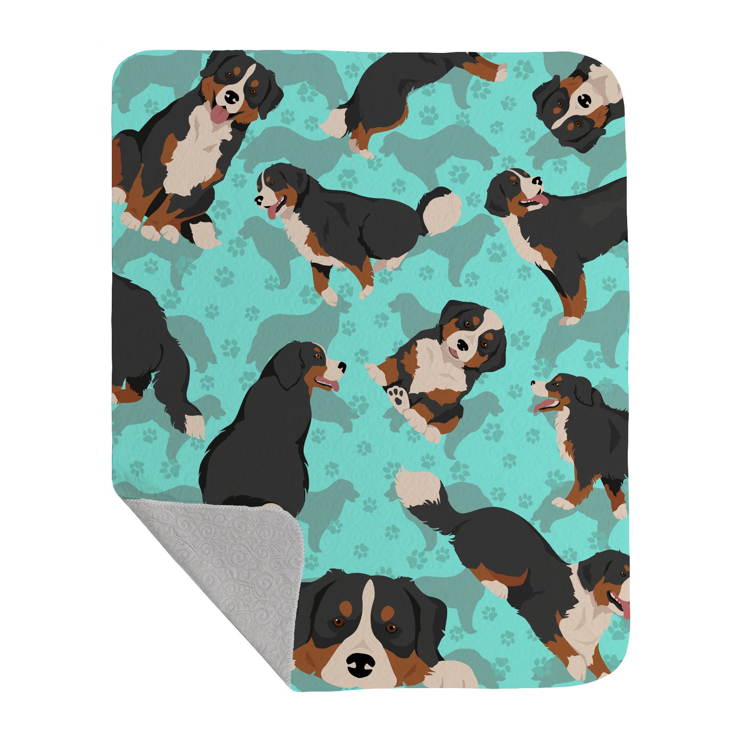 Buy this Bernese Mountain Dog Quilted Blanket 50x60