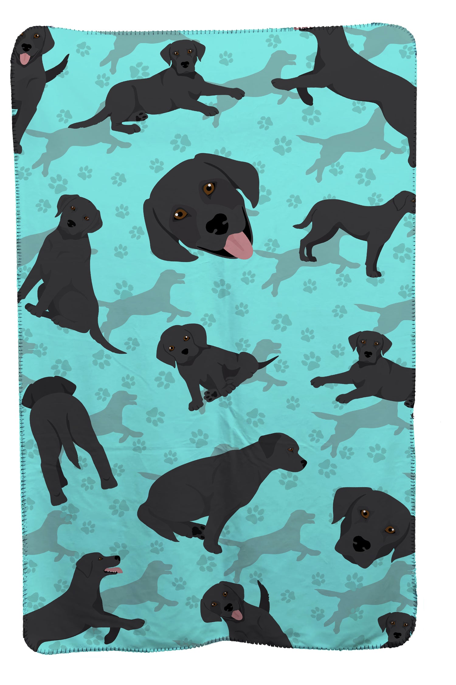 Buy this Black Labrador Retriever Soft Travel Blanket with Bag