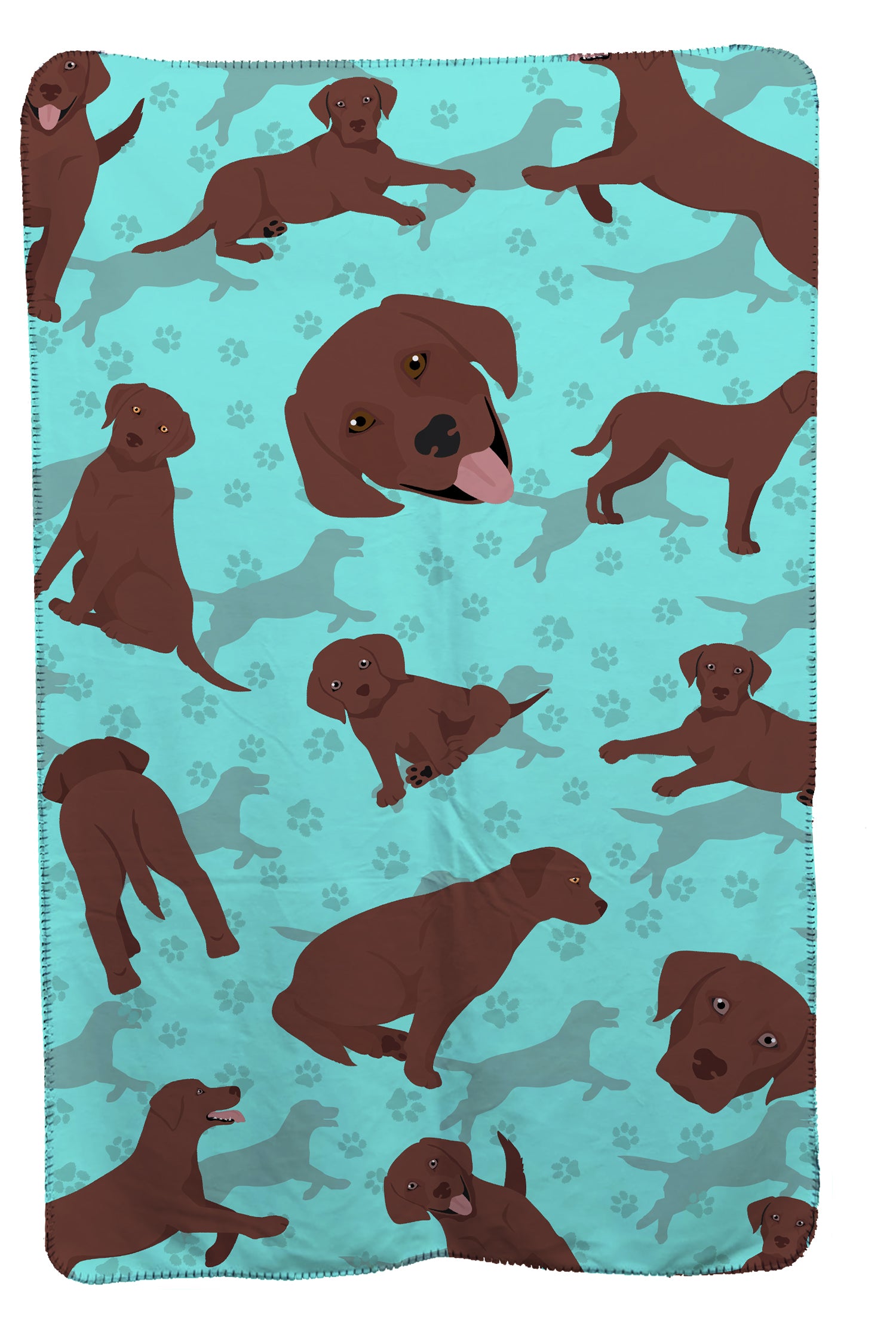 Buy this Chocolate Labrador Retriever Soft Travel Blanket with Bag