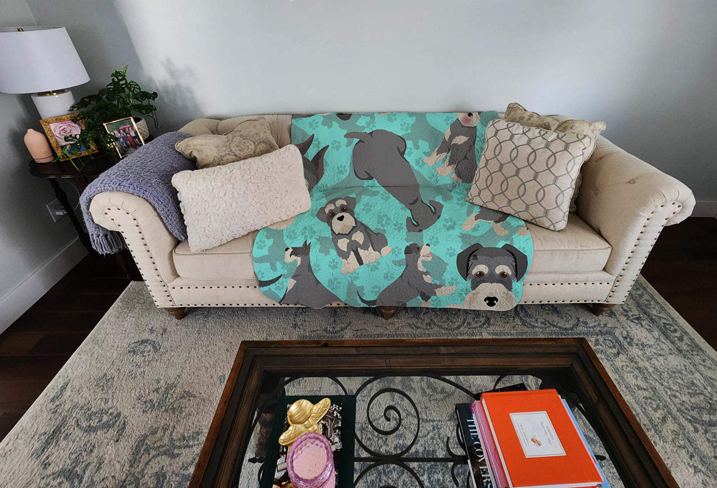 Buy this Schnauzer Quilted Blanket 50x60