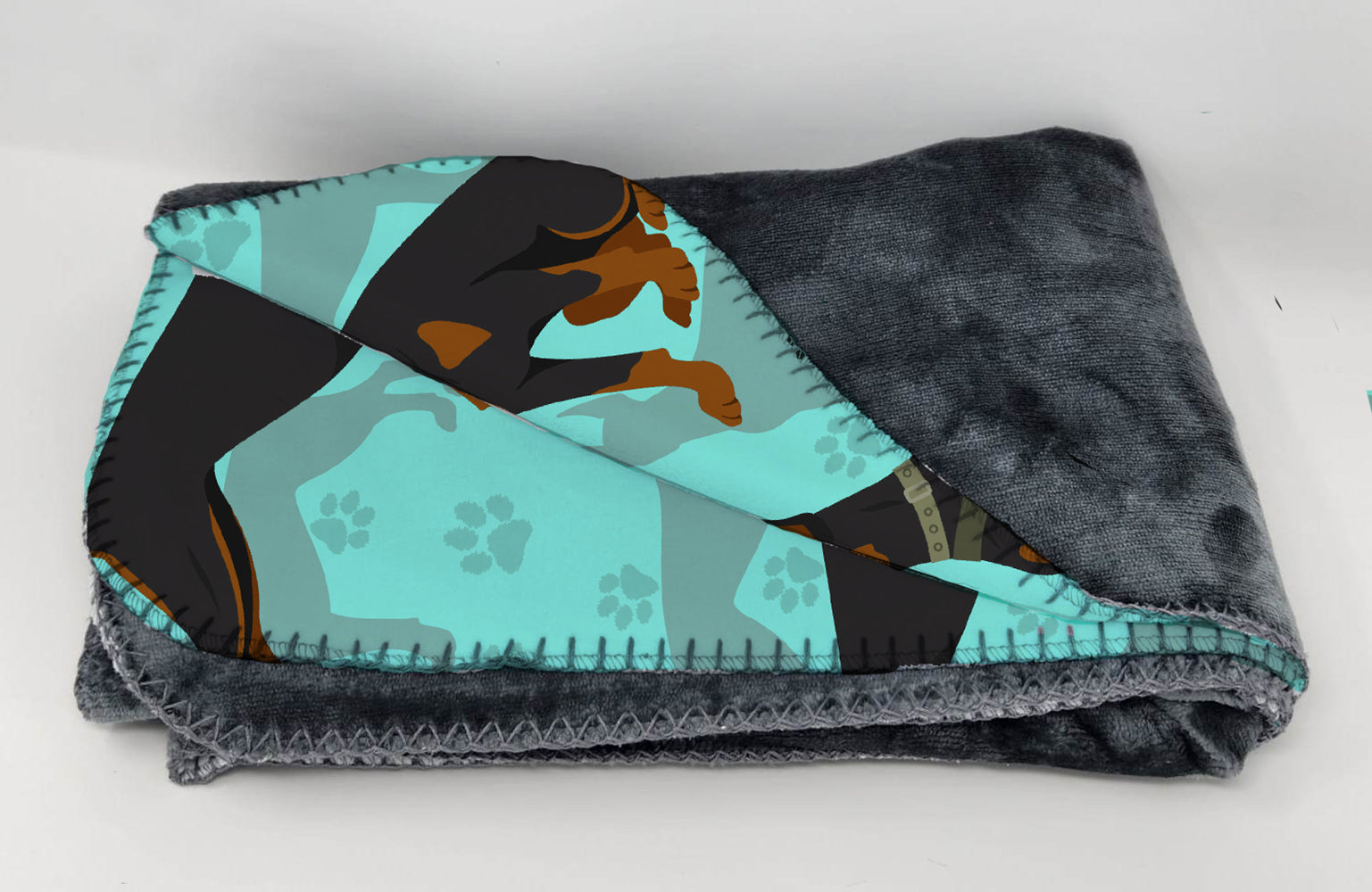Buy this Doberman Pinscher Soft Travel Blanket with Bag