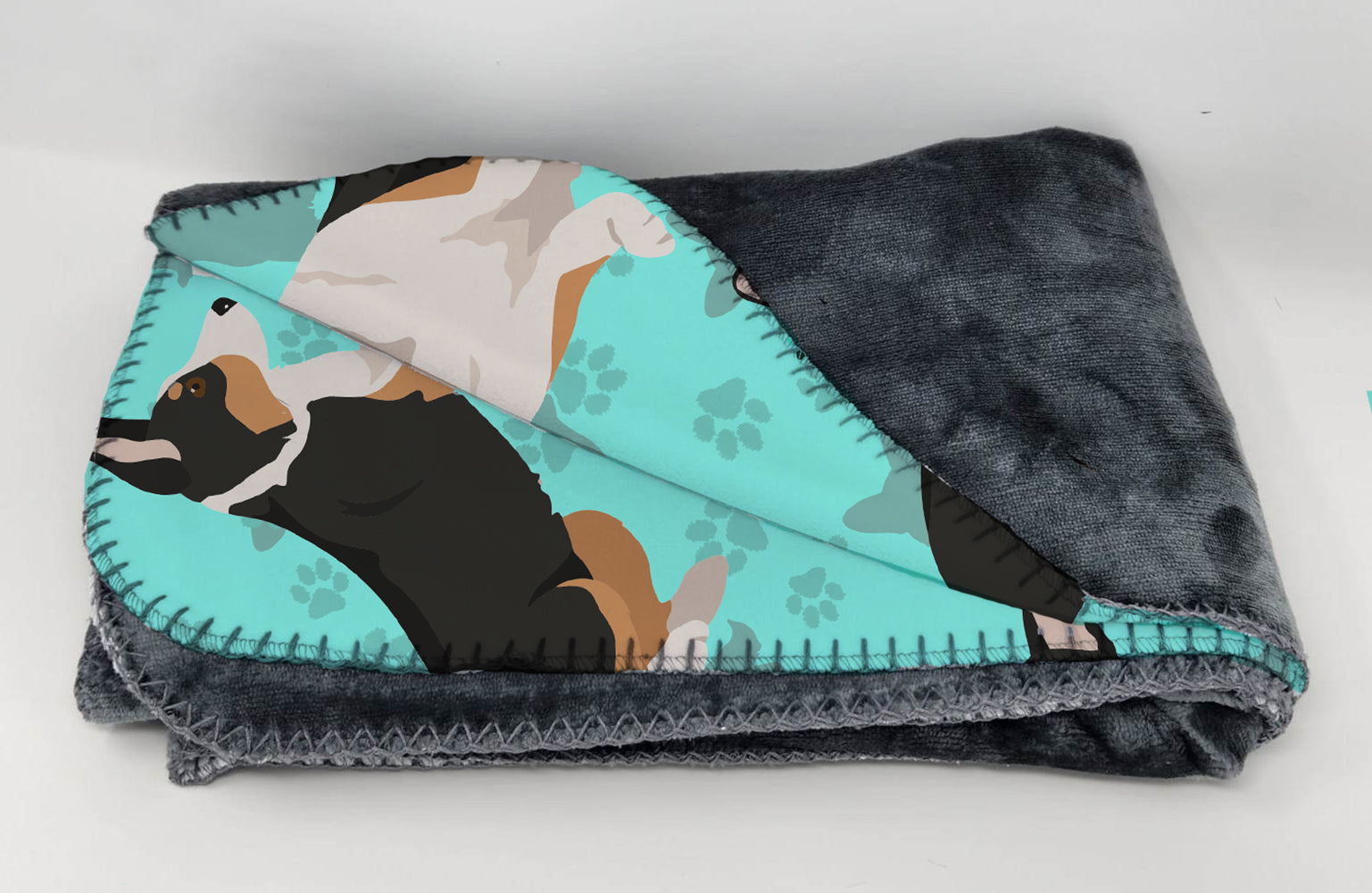 Buy this Tricolor Cardigan Corgi Soft Travel Blanket with Bag
