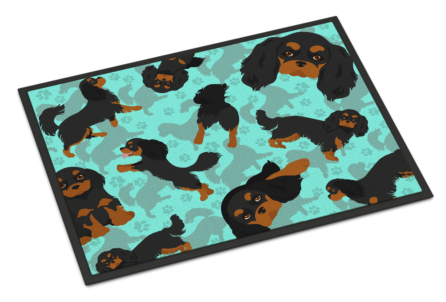Buy this Black and Tan Cavalier King Charles Spaniel Indoor or Outdoor Mat 24x36