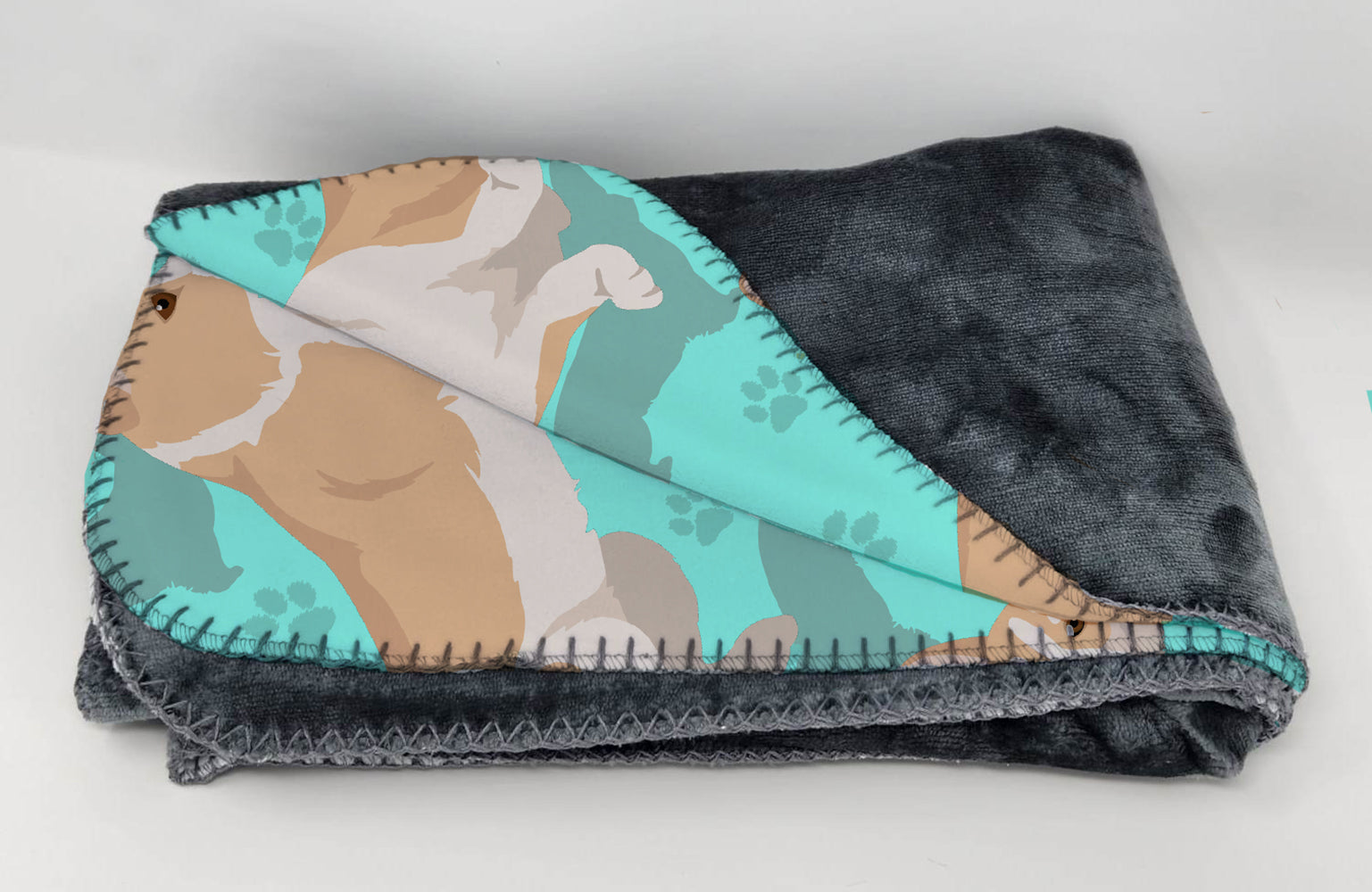 Buy this Fawn Cardigan Corgi Soft Travel Blanket with Bag