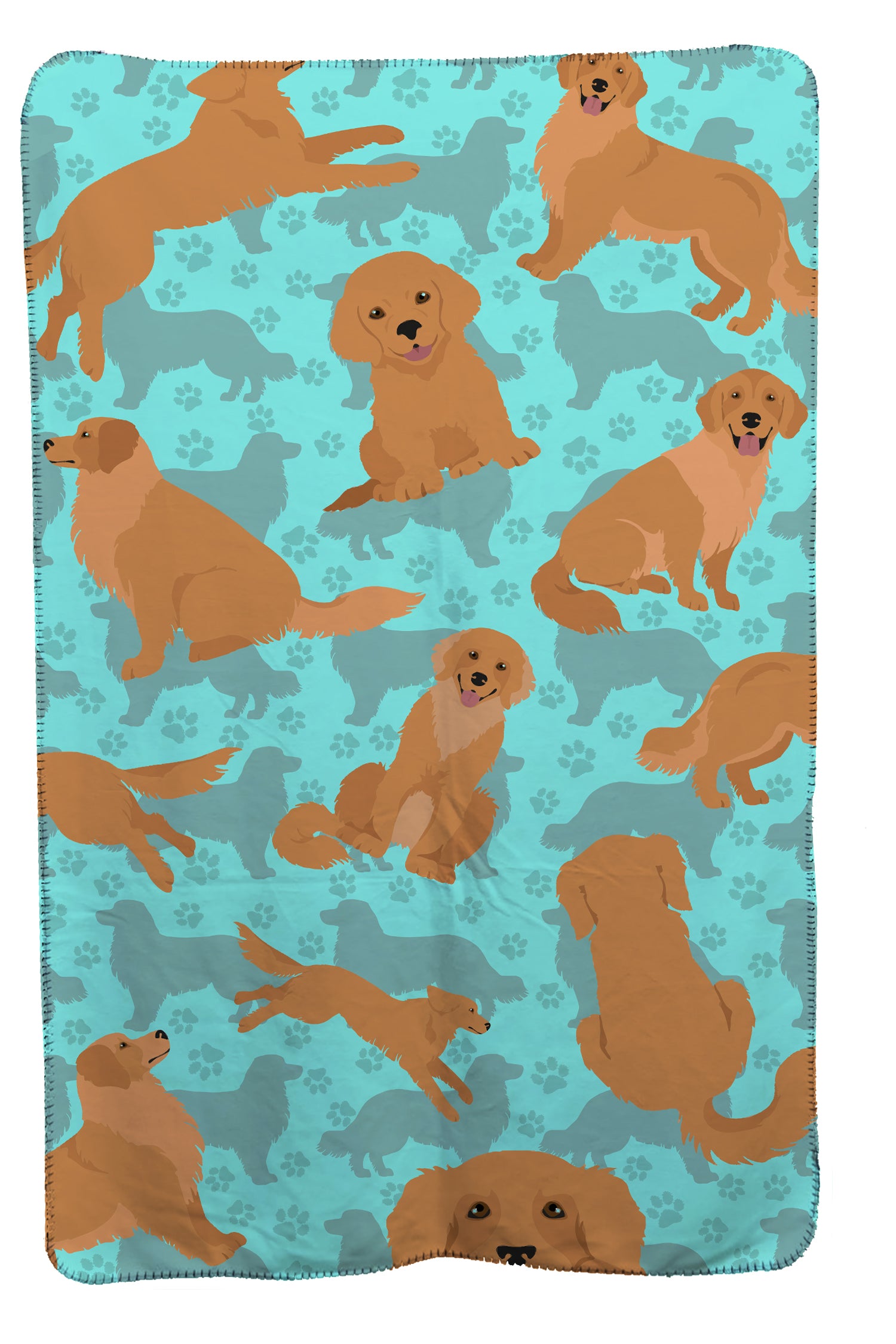 Buy this Golden Retriever Soft Travel Blanket with Bag