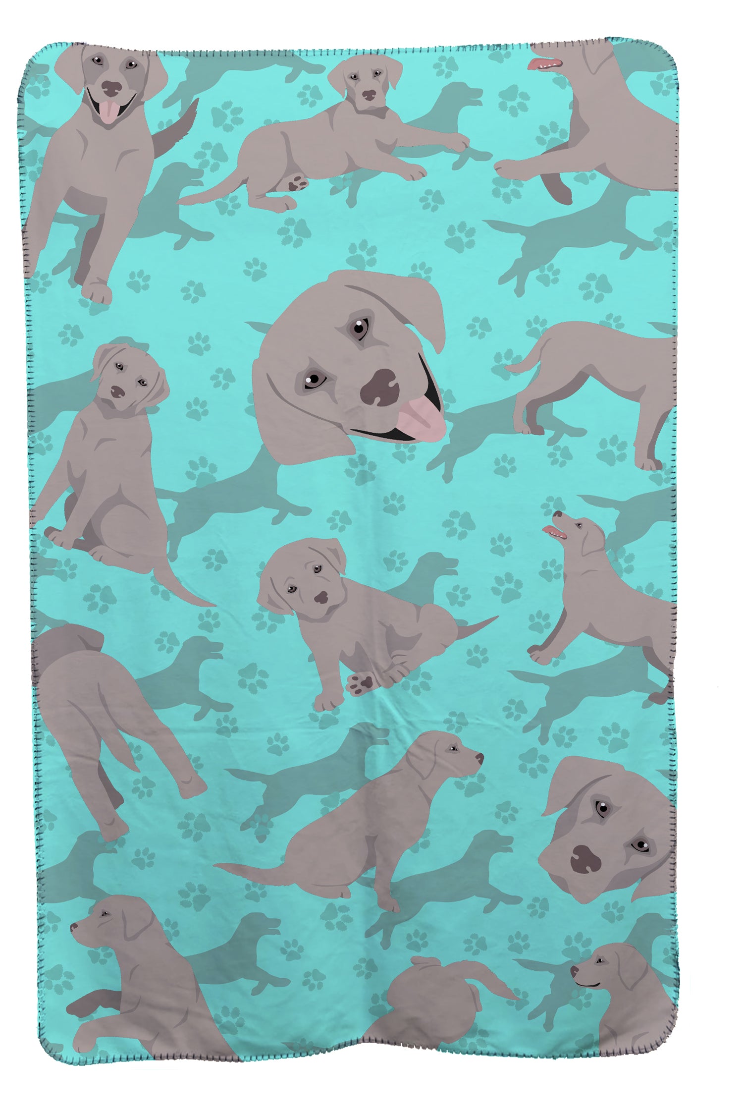 Buy this Grey Labrador Retriever Soft Travel Blanket with Bag