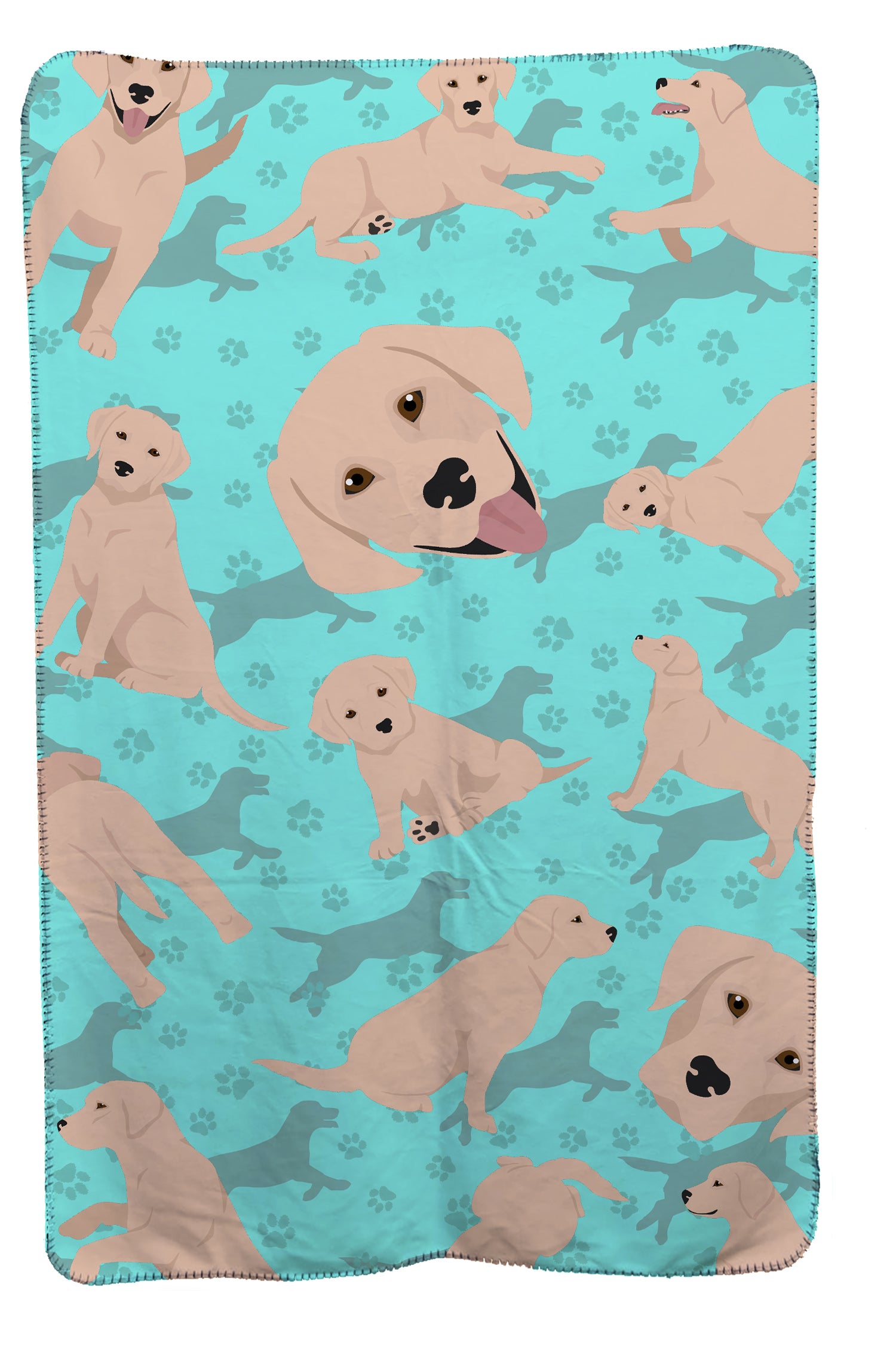 Buy this Yellow Labrador Retriever Soft Travel Blanket with Bag