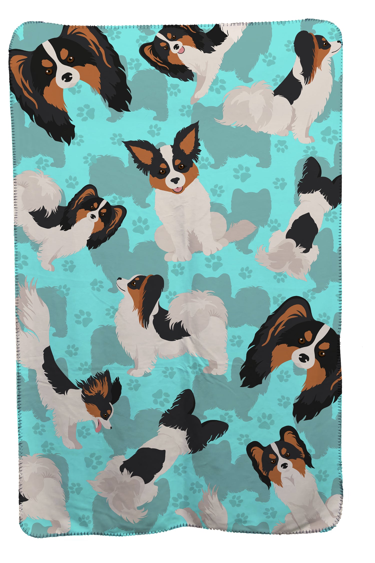 Buy this Tricolor Papillon Soft Travel Blanket with Bag