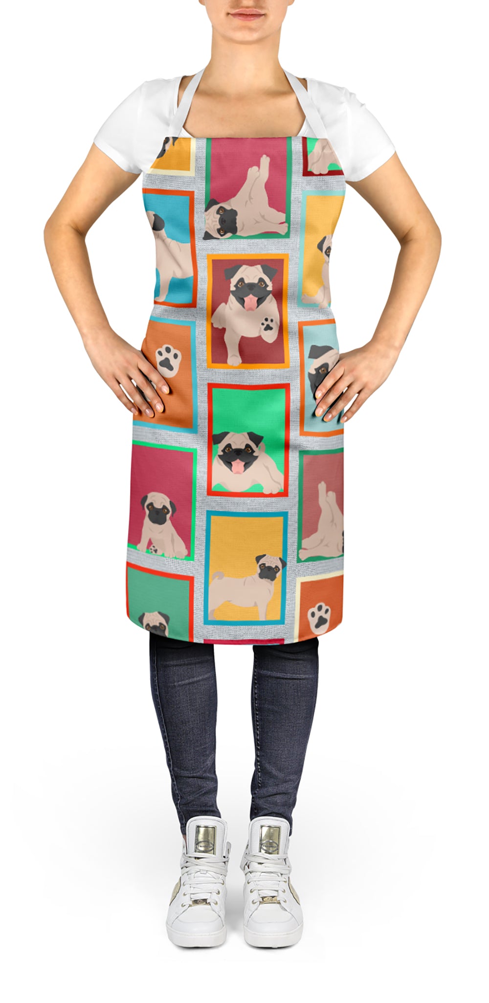Lots of Fawn Pug Apron