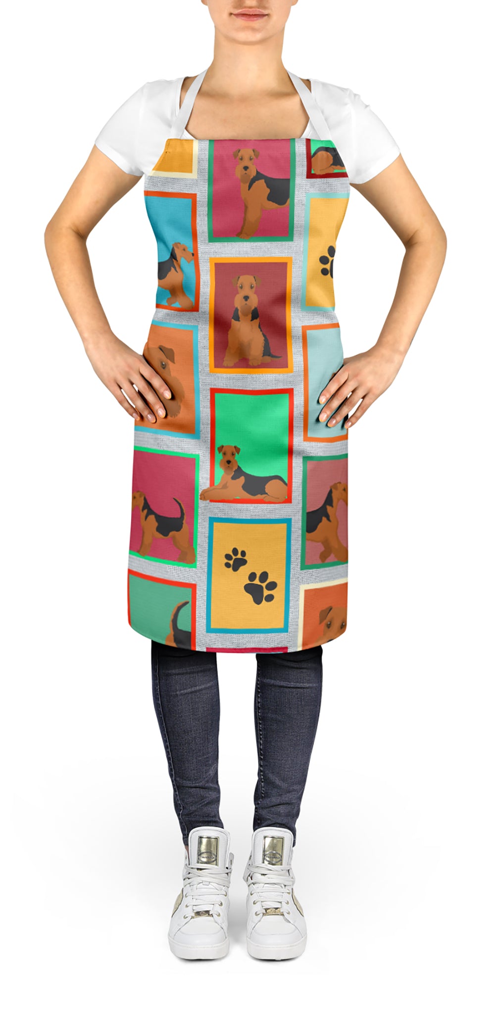 Lots of Airedale Terrier Apron