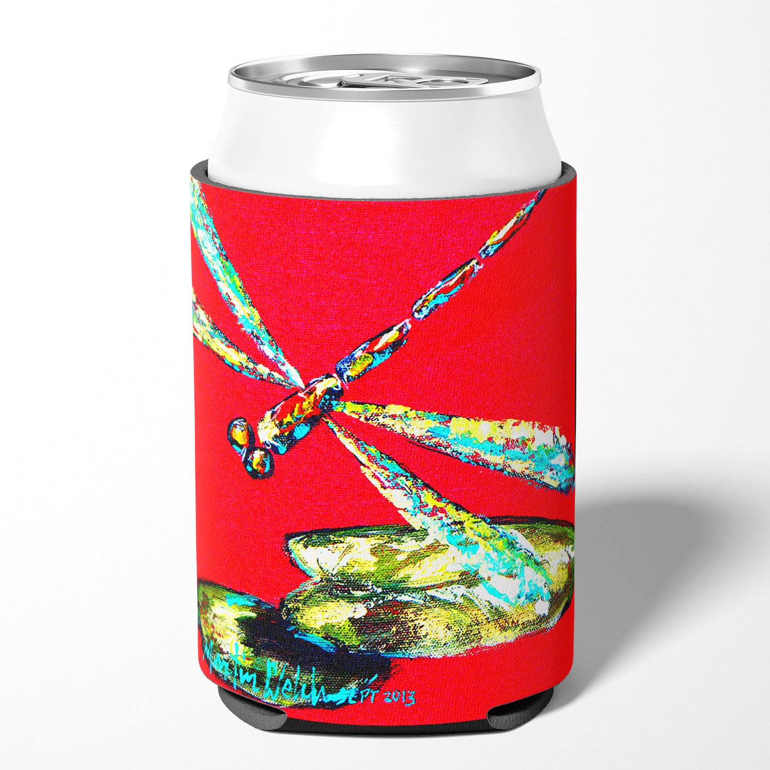 Insect - Dragonfly Shoo-Fly Can or Bottle Beverage Insulator Hugger.