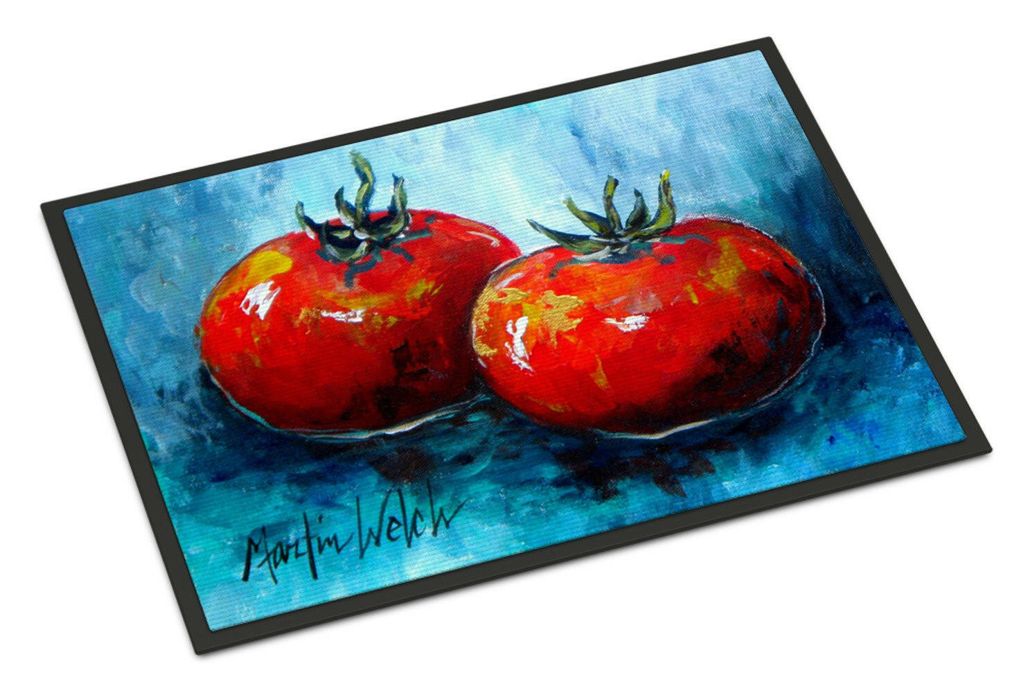 Vegetables - Tomatoes Red Toes Indoor or Outdoor Mat 24x36 Doormat - the-store.com